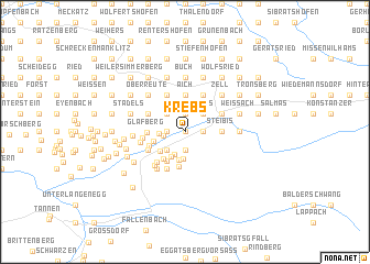 map of Krebs