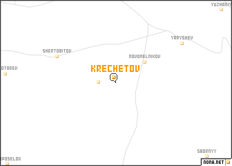 map of Krechetov