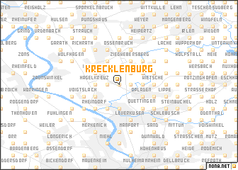 map of Krecklenburg