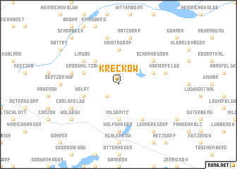 map of Kreckow