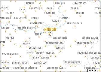 map of Kreda