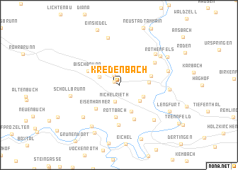 map of Kredenbach