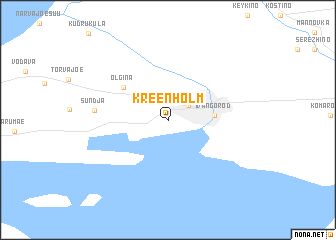 map of Kreenholm