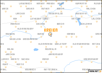map of Kreien