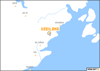 map of Krei Lama