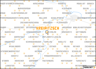 map of Kreipitzsch