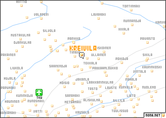 map of Kreivilä