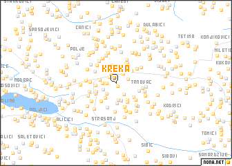 map of Kreka