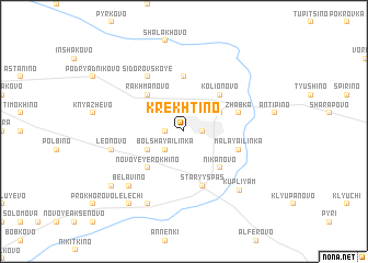 map of Krekhtino