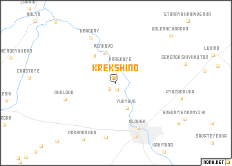 map of Krekshino