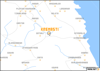 map of Kremastí