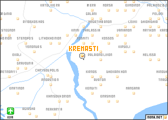 map of Kremastí