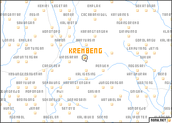 map of Krembeng