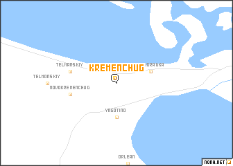 map of Kremenchug