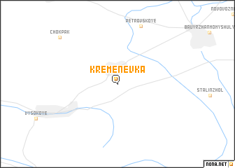 map of Kremenevka