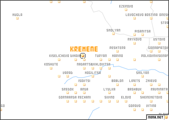 map of Kremene