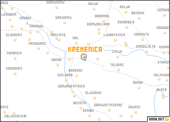 map of Kremenica