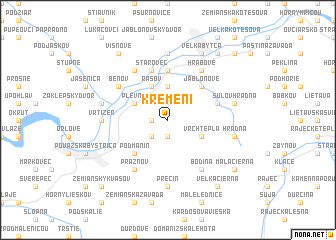 map of Kremeni
