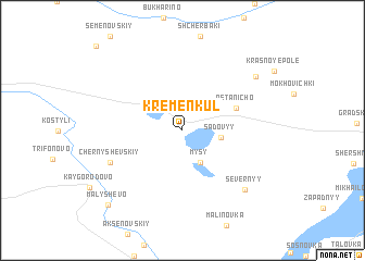 map of Kremenkul\