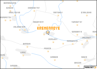 map of Kremennoye