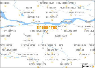 map of Krémertag