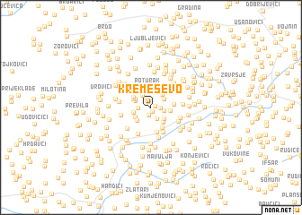 map of Kremeševo