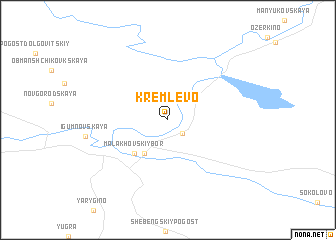 map of Kremlëvo