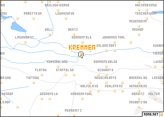 map of Kremmen