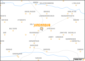 map of Kremnova