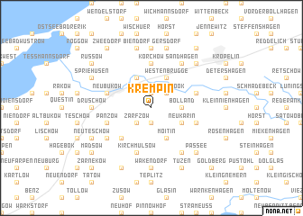 map of Krempin