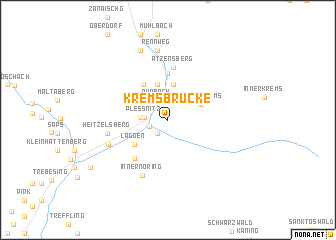 map of Kremsbrücke