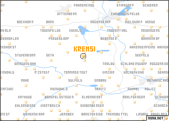 map of Krems I