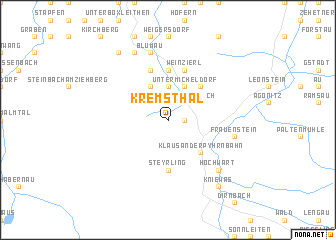 map of Kremsthal