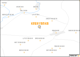 map of Kremyanka