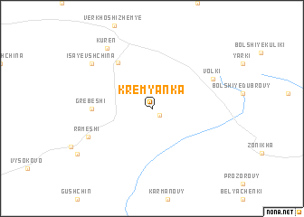 map of Kremyanka