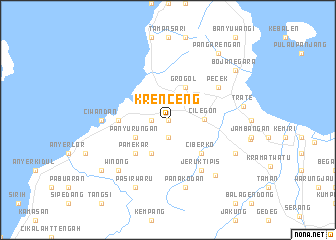 map of Krenceng