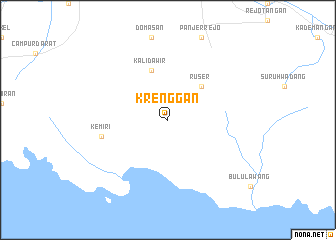 map of Krenggan