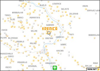 map of Krenica