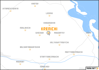 map of Krenichi