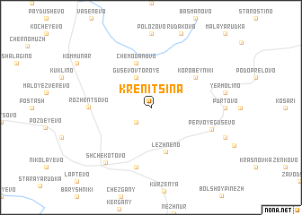 map of Krenitsina