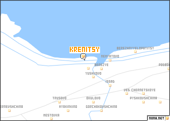 map of Krenitsy