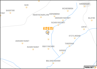 map of Kreni