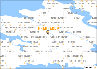 map of Krenkerup