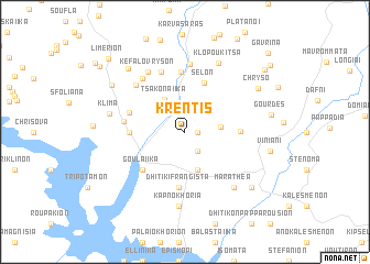 map of Kréntis