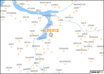 map of Krenxë