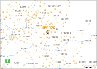 map of Krenza