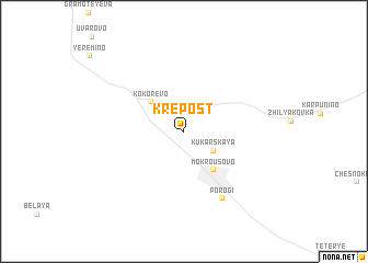 map of Krepost\