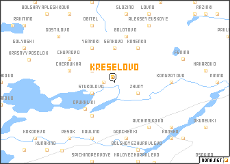 map of Kreselovo