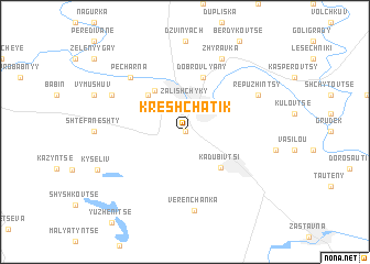 map of Kreshchatik