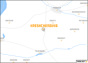 map of Kreshchenovka